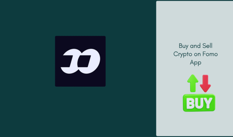 Buy and Sell Crypto on Fomo App