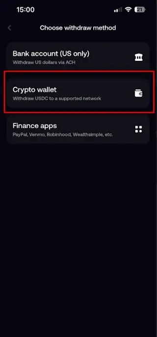 FOMO App cash out