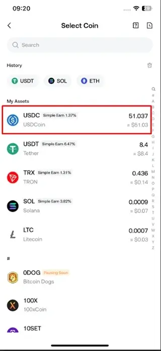 FOMO App deposit