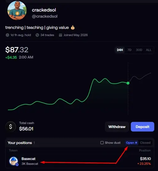 FOMO App exit trade