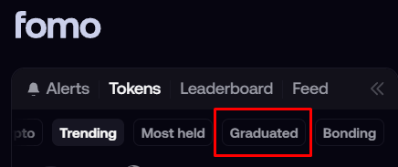 FOMO app trading