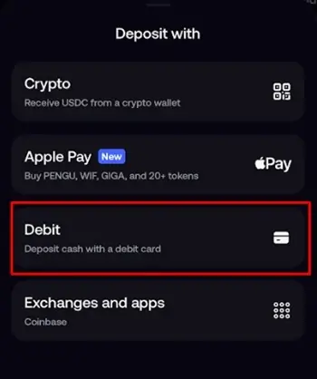 deposit crypto to FOMO