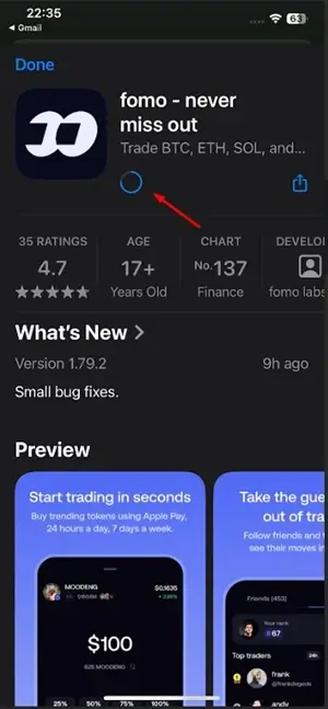 download the FOMO App