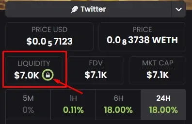 locked LIQUIDITY POOL