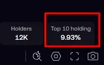 memecoin top 10 holders