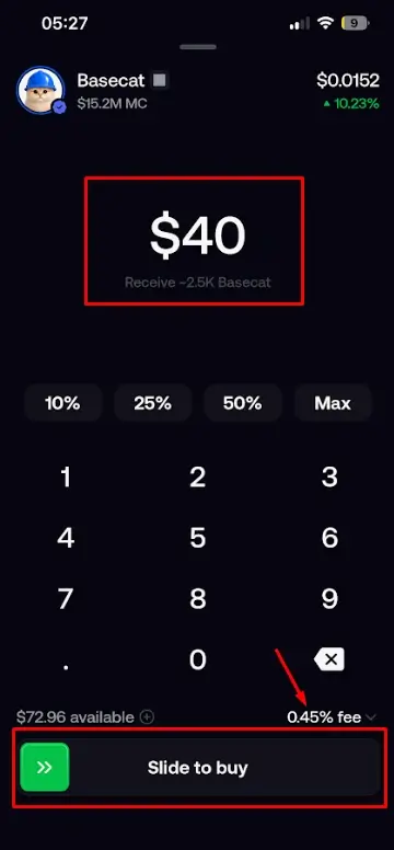 how to sell on fomo Crypto trading app