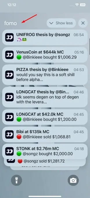 the fomo trading crypto app for