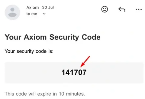 Axiom 10% off