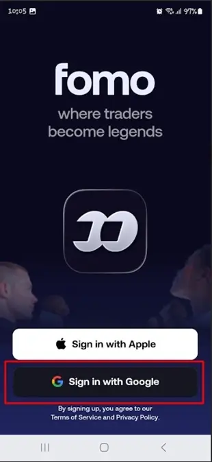 FOMO iOS app