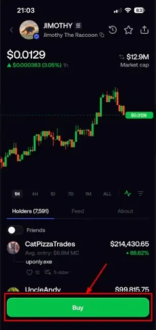 memecoin trading platforms for phone