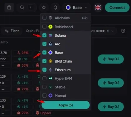 Fomo crypto App competitors